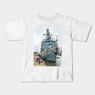 German Navy Frigate 'Karlsruhe' - Bremerhaven Kids T-Shirt